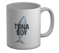 Shopagift Tuna Boy Mug World Tuna Fish Day White 11oz Large Ceramic Cup