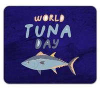 Shopagift Tuna Fish Mouse Mat Pad World Tuna Day 24cm x 19cm