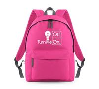 Shopagift Turn Me Off On Backpack Rucksack 18 Litres Capacity - 42cm x 31cm x 21cm