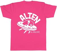 Shopagift Unisex Alien in Disguise T-Shirt Pink