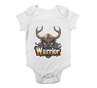 Shopagift Viking Head Baby Grow Vest Valhalla Odin Nordic Norse Gods Bodysuit Boys Girls
