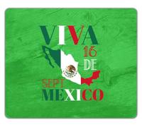 Shopagift Viva Mexico Flag Map Independence Day Mouse Mat Pad 24cm x 19cm