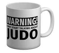 Shopagift Warning May Start Talking About Judo White 11oz Large Mug Cup