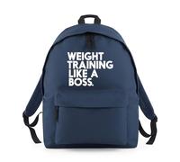 Shopagift Weight Training Like a Boss Gym Muscles Backpack Rucksack 18 Litres Capacity - 42cm x 31cm x 21cm