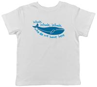 Shopagift Whale Whale Whale Funny Kids T-Shirt Who Do We Have Here Childrens Tee Boys Girls