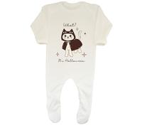 Shopagift What? It's Halloween Baby Grow Romper Suit Cat Dracula Funny Boys Girls White