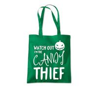 Shopagift What Out I'm The Candy Thief Scary Tote Shopping Beach Bag 10 Litres Capacity - 42cm x 38cm