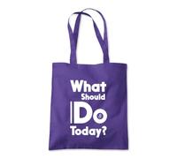 Shopagift What Should I Do Today 8 Ball Pool Snooker Tote Shopping Beach Bag 10 Litres Capacity - 42cm x 38cm