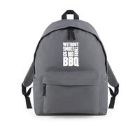 Shopagift Without Smoke There Is No BBQ Food Grill Backpack Rucksack 18 Litres Capacity - 42cm x 31cm x 21cm
