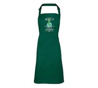 Shopagift World Environment Day Apron Mens Womens Cooking BBQ Chef DIY Cook - Green