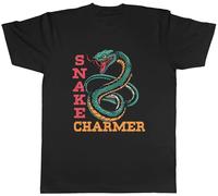 Shopagift World Snake Day Mens T-Shirt Snake Charmer Tee