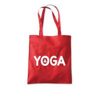 Shopagift Yoga Meditation Peace Enlightenment Tote Shopping Beach Bag 10 Litres Capacity - 42cm x 38cm