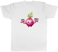 Shopagift You Can't Beet This Funny Beetroot Gardening Mens T-Shirt Tee White