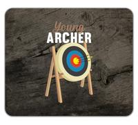 Shopagift Young Archer Target Practice Bow Arrow Mouse Mat Pad 24cm x 19cm