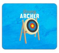 Shopagift Young Archer Target Practice Bow Arrow Mouse Mat Pad 24cm x 19cm