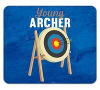 Shopagift Young Archer Target Practice Bow Arrow Mouse Mat Pad 24cm x 19cm