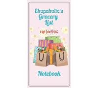 Shopaholic's Grocery List Notebook: 4.5 x 9 inches| 60 sheets one-sided grocery lists| pink soft covered| lined with check box