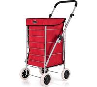 Shopalong Premium 4 Wheel Large Shopping Trolley Lightweight Durable Foldable