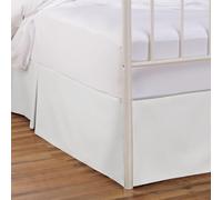 SHOPBEDDING Shop Bedding Harmony Lane Tailored Bed skirt - 14 inch Drop, Queen, White Bed Skirt with Split Corners (Available in and 16 Colors)
