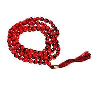 ShopeCruze Red Gunja Chirmi mala Rakat Gunja Mala