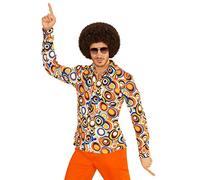 shoperama 70 's Retro Shirt With and Without Pattern Hits 70s Disco Costume