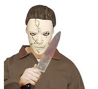 shoperama Michael Myers Set Mask and Knife Halloween Horror Movie Series Killer Killer Costume Accessory Rob Zombie