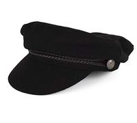 shoperama Prinz Heinrich Captain's Hat Black Helgolands Lotus Hat Hanseat Hat Marine
