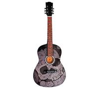 ShopEwebb Sugar Skull Tribute Miniature Guitar Replica