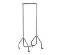Shopfitting Warehouse Heavy Duty Clothes Rail Garment Rack Steel Silver 2ft wide