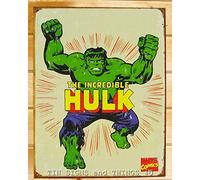 ShopForAllYou Vintage Decor Signs The Incredible Hulk Retro TIN Sign VTG Metal Wall Decor Marvel Comic Poster 1438