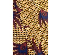 Shophaven Ankara Kente Fabric 1 Yard, Kente African Fabric by The Yard, 100% Cotton African Cloth, Ankara Head Tie Scarf, African Print Wax, Ankara African Print