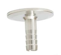 Shophubio 1.5 Inch Tri Clamp to 1/2 Inch Hose Barb Adapter, Stainless Steel SUS316 Ferrule Fitting, Barbed Pipe Connector for Rubber Hoses UK
