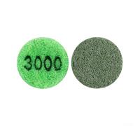 Shophubio 1 Inch Wet/Dry Polishing Pad Set for Natural & Engineered Stone - Granite, Marble, Concrete, Terrazzo, Jadeite - 8 Grits (150 to 10000#)(Grit 3000)