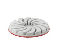 Shophubio 100mm 4 Inch 3-Step Polishing Pad Set for Concrete Floors - Wet or Dry Use on Granite, Marble, Terrazzo and Cement Surfaces(Grit 3)