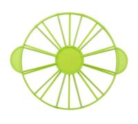 Shophubio 12 Portion Cake Slicer Divider Disc for Even Cutting, Dual-Sided Baking Tool with Portion Control for Party Dessert Serving, Green or Orange Color Options(Green)