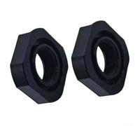 Shophubio 15mm Square Nut for DAIWA TATULA For TWS 300/400 Baitcasting Reel Replacement, Anodized Aluminum Alloy Fishing Reel Repair Part, Lightweight 1.5g Super(2PCS right-hand)