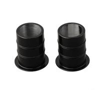 Shophubio 15mm to 12mm Thru Axle Hub Conversion Adapter for Hope Front Wheel - For CNC Aluminum 7075 QR Adapter Sleeve with Rubber For Ring, 2-Pack