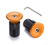 Shophubio 24mm Aluminum Alloy Handlebar End Cap - Mountain For Bike Handlebar Cover, Cycling Handlebar Protector & For Bike Handlebar Accessory, Black/Red/Gold/Green(Gold (with wrench))