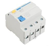 Shophubio 3P+N Residual Current Circuit Breaker ML1E-63, 3 Phase 400V Leakage Protection Switch, Household 3 Pole MCB with RCD, AC 400V Earth Leakage Circuit