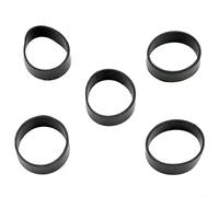 Shophubio 5 Pcs Rubber Retaining Loops for 5cm Webbing Weight Belt, 32mm Inner Diameter Dive Gear Replacement Parts, Scuba Diving Accessories, Black