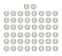 Shophubio 608zz Steel Bearings 8x22x7mm for Inline Skates Skateboard Scooter Wheel, For Durable High Speed Ball Bearings Replacement, 50 Piece Pack