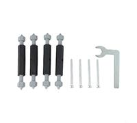 Shophubio 86 Type Switch Socket Bottom Box Fixer - Metal Screw Support Rod Cassette with Wrench, Wall Mount Electrical Box Repair Kit for 86 mm Standard Socket(Plastic)