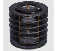 Shophubio Acrylic Lantern Shade for 38Explore - Compatible Replacement Lamp Cover with For Durable Aluminum Alloy and Copper Frame, Black Outdoor Camping L(LAMPSHADE)