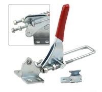 Shophubio Adjustable Toggle Clamp Heavy Duty U Bolt Self Locking Latch for Industrial Door Machinery Fixation with Galvanized Iron U-Shackle Quick Release Clip