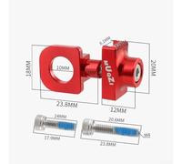 Shophubio Aluminum Alloy For Chain Tensioner for Single Speed - For Bike Chain Guide and Adjuster Compatible with Mountain For Bike, Cycling Chain Tensioner(Red)
