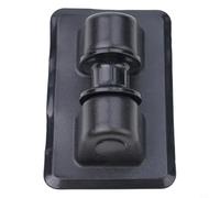 Shophubio Anchor Tie Off Patch for Inflatable Boats Kayaks Canoes, PVC Anchor Holder with Row Roller for Anchor Rope Support, 136x90x50mm Black