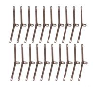 Shophubio Anti Entangle Sleeves for Fishing Line Protector, 20 Pcs Plastic Hook Line Aligner Tackle Accessory to Fishing Knots and Tangles, Gray