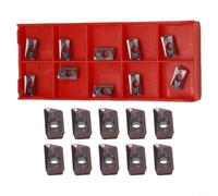 Shophubio APMT Indexable Inserts Carbide Turning Inserts for CNC Lathe Tooling Metalworking Cutting Tips Cast Iron Machining High Speed Steel Alternatives(APMT1135PDER-M2)