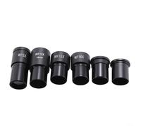 Shophubio Biological Microscope Eyepiece WF5X WF10X WF15X WF16X WF20X WF25X Wide Field 23.2mm Aluminum Alloy Lens for Monocular Microscopes(WF10X/18)