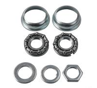 Shophubio Bottom Bracket BB Cup Bearing Set for 1-Piece Crank, Steel Frame Compatible with Mountain Bikes and 3-Piece Cranks, 51.5mm Shell Size